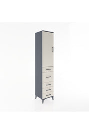 Hyperion Dolap 2 Raflı 5 Çekmeceli Tek Askılı 44x44x221 - S61M116V4B
