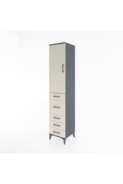 Hyperion Dolap 2 Raflı 5 Çekmeceli Tek Askılı 44x44x221 - S61M116V4B