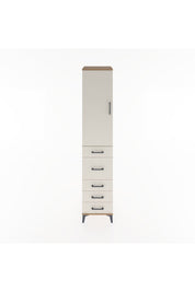 Hyperion Dolap 2 Raflı 5 Çekmeceli Tek Askılı 44x44x221 - S61M116V7B