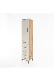 Hyperion Dolap 2 Raflı 5 Çekmeceli Tek Askılı 44x44x221 - S61M116V7B