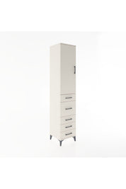 Hyperion Dolap 3 Raflı 5 Çekmeceli Tek Kapaklı 44x44x221 - S61M117V1B