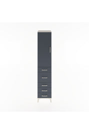 Hyperion Dolap 3 Raflı 5 Çekmeceli Tek Kapaklı 44x44x221 - S61M117V2B