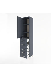 Hyperion Dolap 3 Raflı 5 Çekmeceli Tek Kapaklı 44x44x221 - S61M117V5B