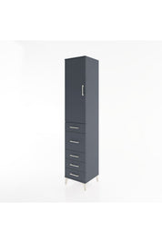 Hyperion Dolap 3 Raflı 5 Çekmeceli Tek Kapaklı 44x44x221 - S61M117V5B