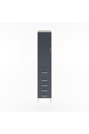 Hyperion Dolap 3 Raflı 5 Çekmeceli Tek Kapaklı 44x44x221 - S61M119V2B