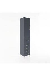 Hyperion Dolap 3 Raflı 5 Çekmeceli Tek Kapaklı 44x44x221 - S61M119V5B