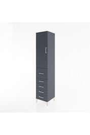 Hyperion Dolap 3 Raflı 5 Çekmeceli Tek Kapaklı 44x44x221 - S61M119V5B