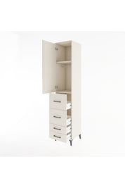 Hyperion Dolap 2 Raflı 4 Çekmeceli Tek Askılı 44x44x221 - S61M120V1B