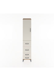 Hyperion Dolap 2 Raflı 4 Çekmeceli Tek Askılı 44x44x221 - S61M120V7B