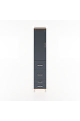 Hyperion Dolap 2 Raflı 4 Çekmeceli Tek Askılı 44x44x221