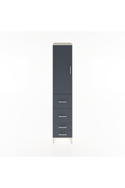 Hyperion Dolap 3 Raflı 4 Çekmeceli Tek Kapaklı 44x44x221 - S61M121V2B