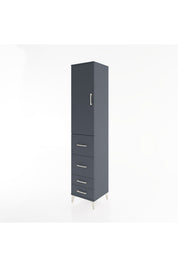Hyperion Dolap 3 Raflı 4 Çekmeceli Tek Kapaklı 44x44x221 - S61M121V5B