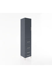 Hyperion Dolap 3 Raflı 4 Çekmeceli Tek Kapaklı 44x44x221 - S61M121V5B