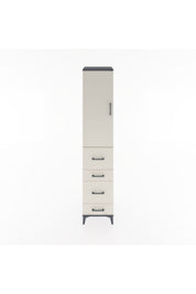 Hyperion Dolap 2 Raflı 4 Çekmeceli Tek Askılı 44x44x221 - S61M124V4B