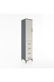 Hyperion Dolap 2 Raflı 4 Çekmeceli Tek Askılı 44x44x221 - S61M124V4B