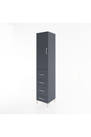 Hyperion Dolap 2 Raflı 4 Çekmeceli Tek Askılı 44x44x221 - S61M124V5B