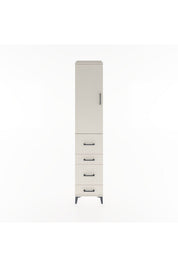 Hyperion Dolap 3 Raflı 4 Çekmeceli Tek Kapaklı 44x44x221 - S61M125V1B