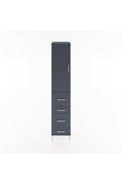 Hyperion Dolap 3 Raflı 4 Çekmeceli Tek Kapaklı 44x44x221 - S61M125V5B