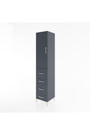 Hyperion Dolap 3 Raflı 4 Çekmeceli Tek Kapaklı 44x44x221 - S61M125V5B