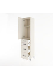 Hyperion Dolap 2 Raflı 4 Çekmeceli Tek Askılı 44x44x221 - S61M126V1B