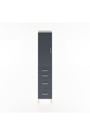 Hyperion Dolap 2 Raflı 4 Çekmeceli Tek Askılı 44x44x221 - S61M126V2B