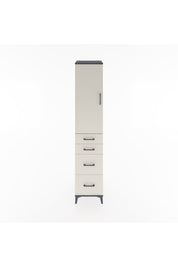 Hyperion Dolap 2 Raflı 4 Çekmeceli Tek Askılı 44x44x221 - S61M126V4B