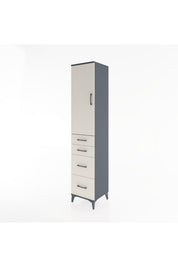 Hyperion Dolap 2 Raflı 4 Çekmeceli Tek Askılı 44x44x221 - S61M126V4B