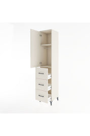 Hyperion Dolap 2 Raflı 3 Çekmeceli Tek Askılı 44x44x221 - S61M128V1B