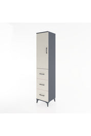 Hyperion Dolap 2 Raflı 3 Çekmeceli Tek Askılı 44x44x221 - S61M128V4B