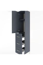 Hyperion Dolap 2 Raflı 3 Çekmeceli Tek Askılı 44x44x221 - S61M128V5B