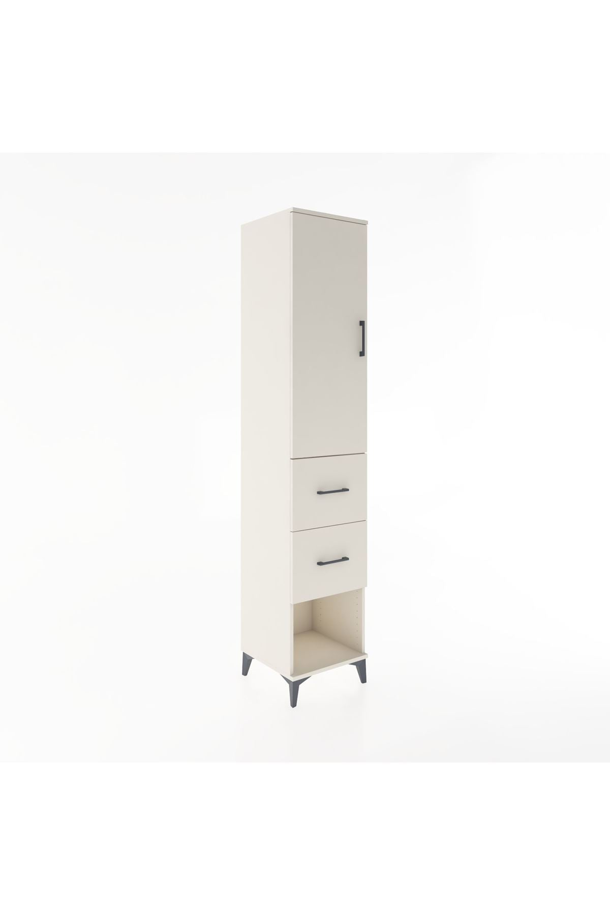 Hyperion Dolap 2 Raflı 2 Çekmeceli Tek Askılı 44x44x221 - S61M130V1B