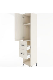Hyperion Dolap 2 Raflı 2 Çekmeceli Tek Askılı 44x44x221 - S61M130V1B