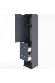 Hyperion Dolap 2 Raflı 2 Çekmeceli Tek Askılı 44x44x221 - S61M130V5B
