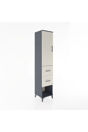 Hyperion Dolap 3 Raflı 2 Çekmeceli Tek Kapaklı 44x44x221 - S61M131V4B