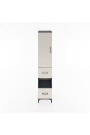 Hyperion Dolap 3 Raflı 2 Çekmeceli Tek Askılı 44x44x221 - S61M132V4B
