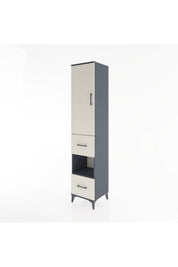 Hyperion Dolap 3 Raflı 2 Çekmeceli Tek Askılı 44x44x221 - S61M132V4B