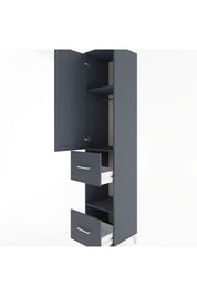 Hyperion Dolap 3 Raflı 2 Çekmeceli Tek Askılı 44x44x221 - S61M132V5B