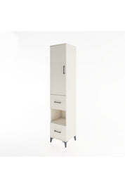 Hyperion Dolap 4 Raflı 2 Çekmeceli Tek Kapaklı 44x44x221 - S61M133V1B