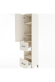 Hyperion Dolap 4 Raflı 2 Çekmeceli Tek Kapaklı 44x44x221 - S61M133V1B