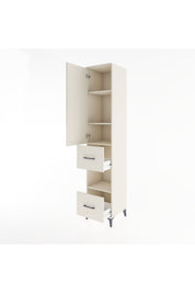 Hyperion Dolap 4 Raflı 2 Çekmeceli Tek Kapaklı 44x44x221 - S61M133V1B