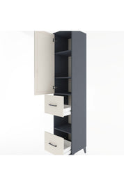 Hyperion Dolap 4 Raflı 2 Çekmeceli Tek Kapaklı 44x44x221 - S61M133V4B