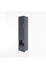 Hyperion Dolap 4 Raflı 2 Çekmeceli Tek Kapaklı 44x44x221 - S61M133V5B