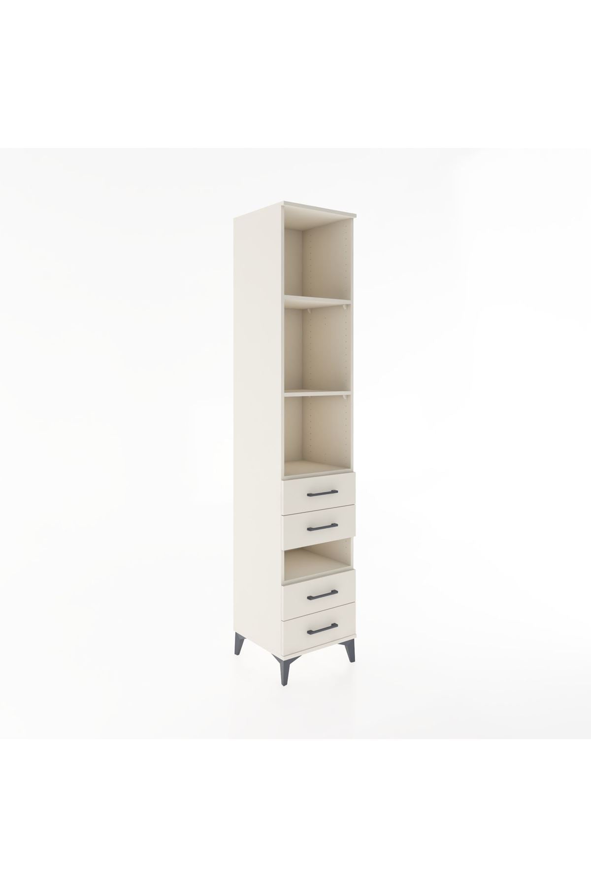 Hyperion Dolap 4 Raflı 4 Çekmeceli 44x44x221 - S61M135V1B
