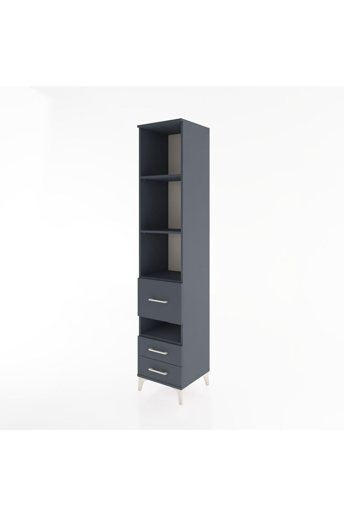 Hyperion Dolap 4 Raflı 3 Çekmeceli 44x44x221 - S61M136V5B