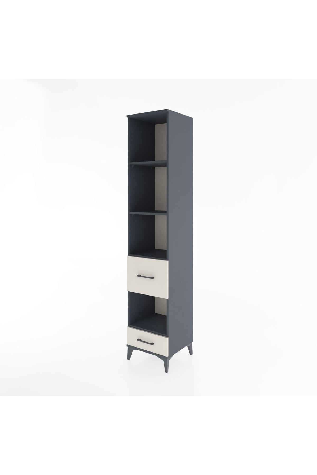 Hyperion Dolap 4 Raflı 2 Çekmeceli 44x44x221 - S61M137V4B