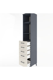 Hyperion Dolap 3 Raflı 5 Çekmeceli 44x44x221 - S61M139V4B