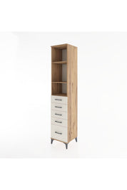 Hyperion Dolap 3 Raflı 5 Çekmeceli 44x44x221 - S61M139V7B