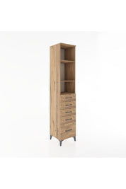 Hyperion Dolap 3 Raflı 5 Çekmeceli 44x44x221 - S61M139V9B
