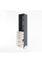 Hyperion Dolap 3 Raflı 5 Çekmeceli 44x44x221 - S61M140V4B