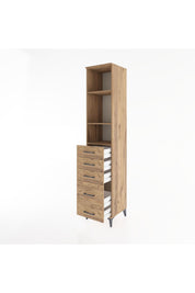 Hyperion Dolap 3 Raflı 5 Çekmeceli 44x44x221 - S61M140V9B